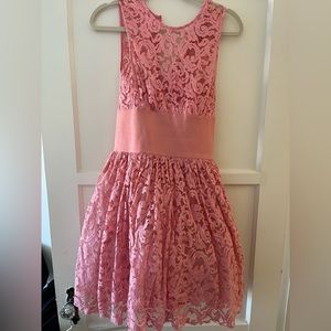 Pink party dress from ASOS.